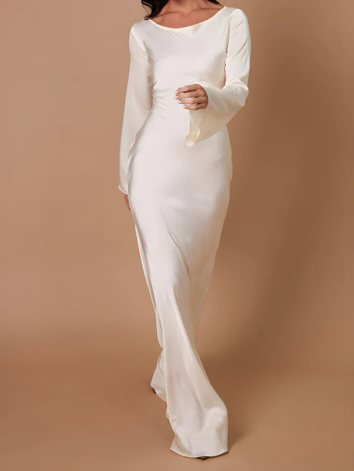 SERAPHINA | Bodycon Maxi Dress with Long Sleeves 2