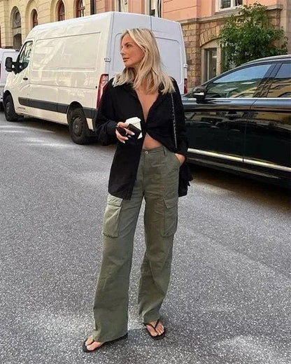 SIENNA | Adjustable Cargo Pants with Cargo Pockets 4
