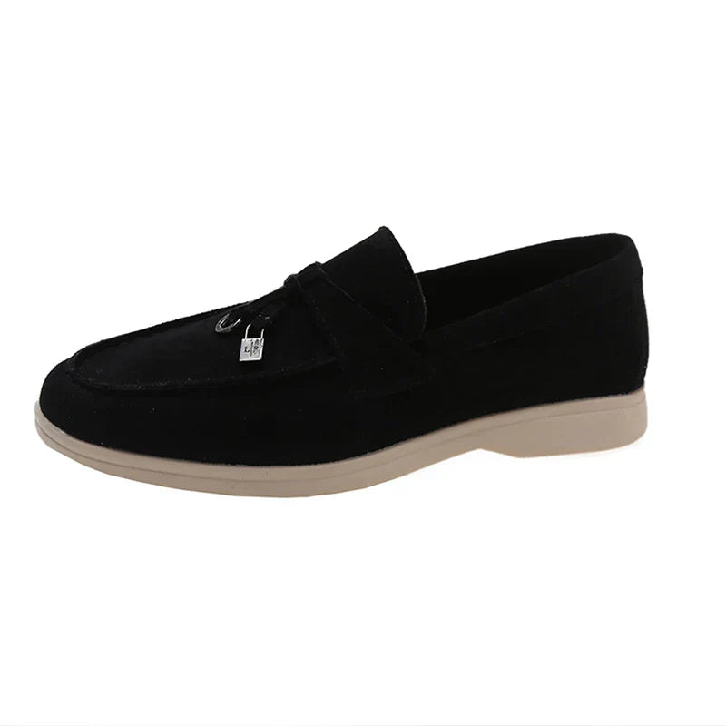 SORELLE | Suede Slip-ons with Flexible Comfort Sole 4