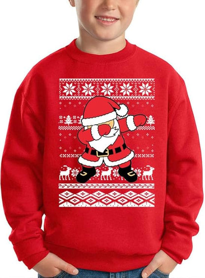 Santa Kids' Sweater | Soft Fabric, Festive Design 0