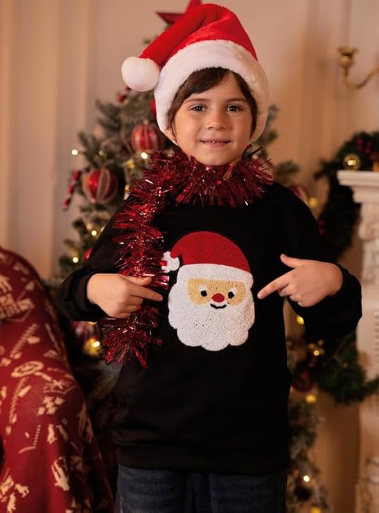 Santa Kids' Sweater | Soft Fabric, Festive Design 4