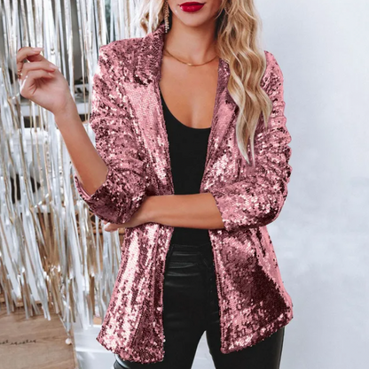Sequin Glamour Women's Blazer | Lightweight and Elegant 9