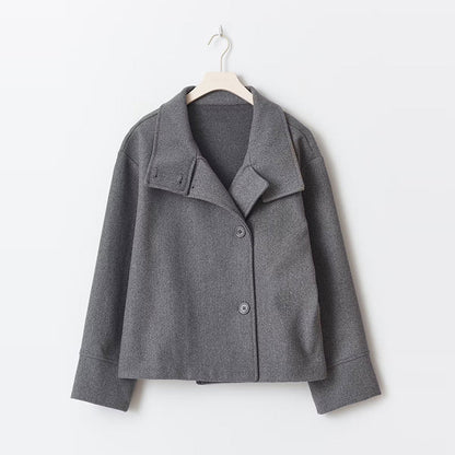 Short women's coat with double-breasted design | Elegant and versatile coat 6