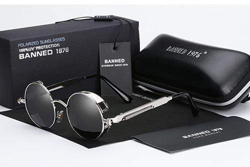 Sleek Steampunk Sunglasses | Polarized Lenses, Stylish Design 5
