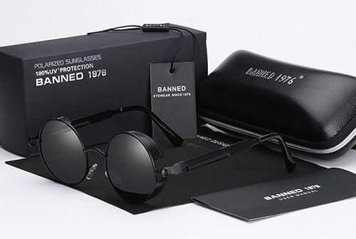 Sleek Steampunk Sunglasses | Polarized Lenses, Stylish Design 6
