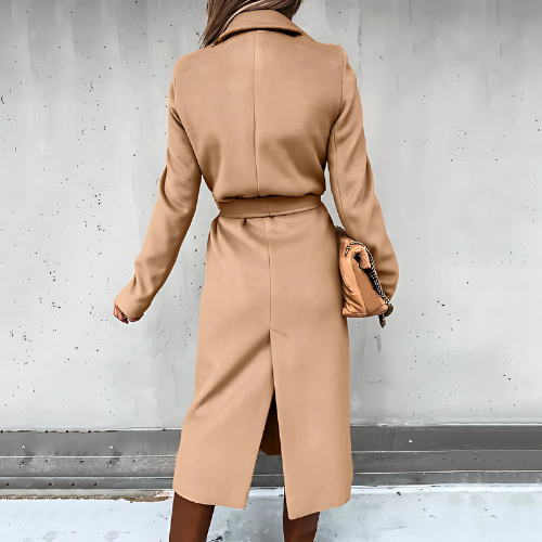 Sophie Long Women's Winter Coat | High-quality Wool Blend, Stylish and Comfortable 1