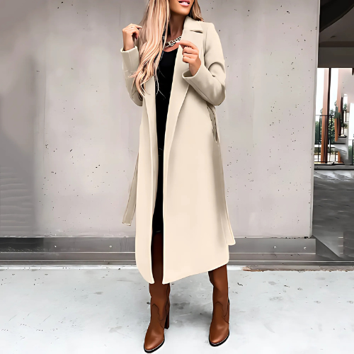 Sophie Long Women's Winter Coat | High-quality Wool Blend, Stylish and Comfortable 11