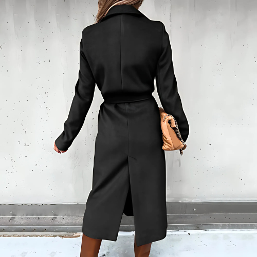 Sophie Long Women's Winter Coat | High-quality Wool Blend, Stylish and Comfortable 4
