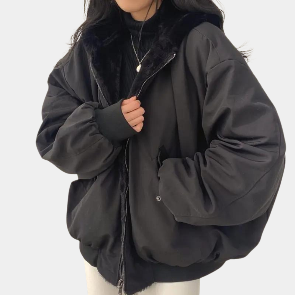 Sophie Women's Winter Coat | Lined Interior, Trendy Short Cut 4