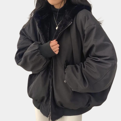 Sophie Women's Winter Coat | Lined Interior, Trendy Short Cut 4