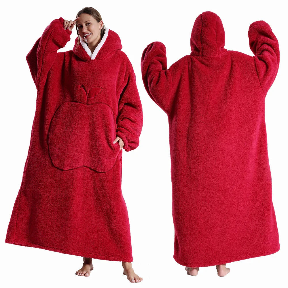 Sora Unisex Portable Blanket | Super Soft Plush, With Hood 13
