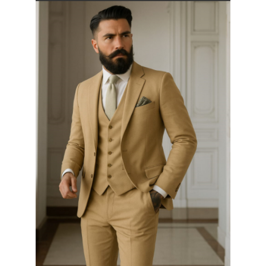 Sven Three-Piece Men's Wedding Guest Suit | Sage Green, Elegant 0