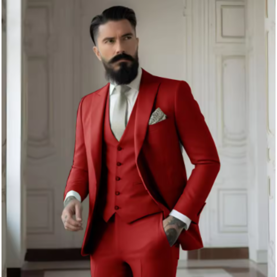 Sven Three-Piece Men's Wedding Guest Suit | Sage Green, Elegant 3