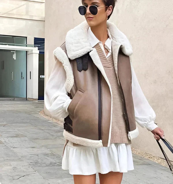 Teddy Autumn Vest | Water-Repellent, Cozy Comfort 0