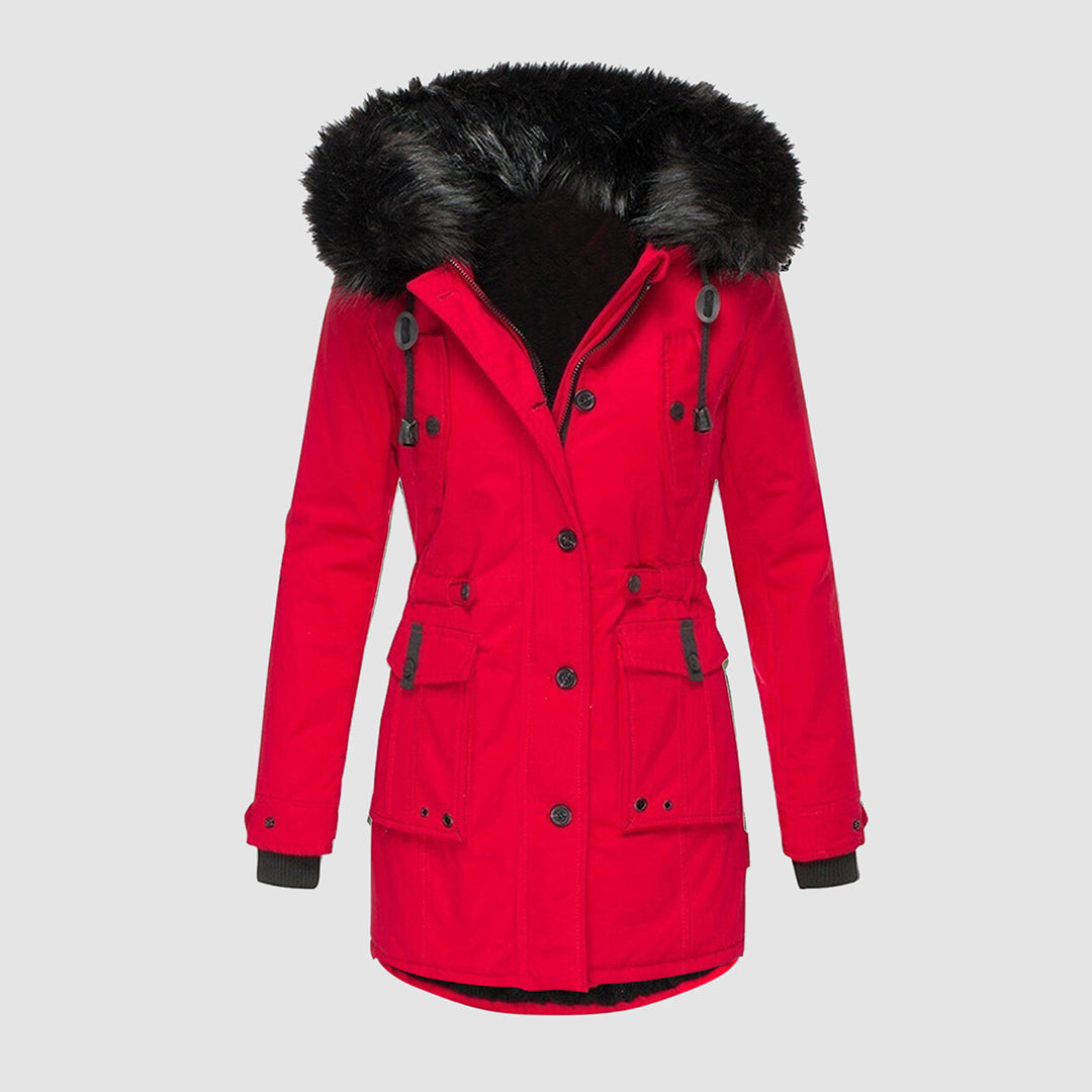 Tess Women's Winter Coat | Padded, Waterproof With Lined Hood 5