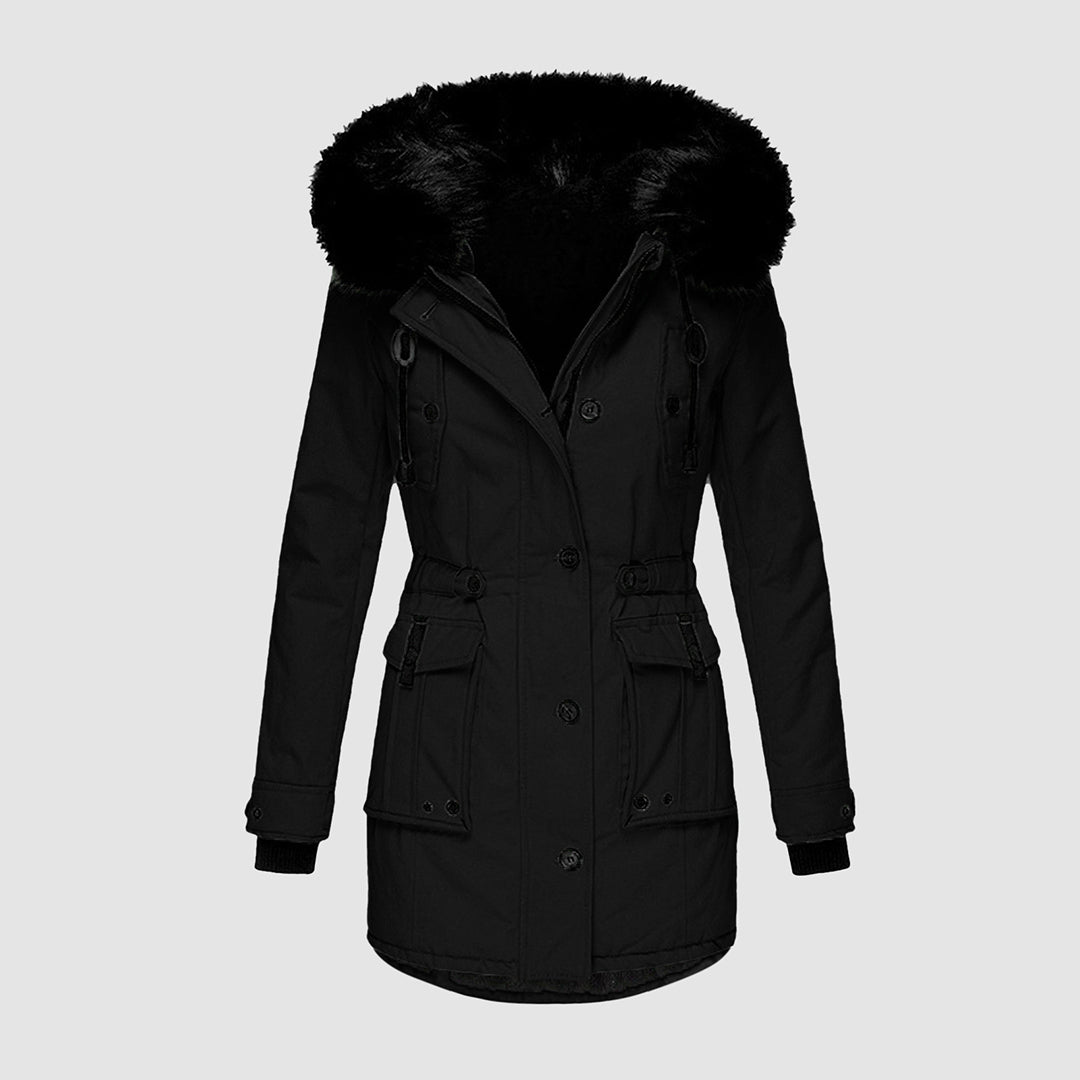 Tess Women's Winter Coat | Padded, Waterproof With Lined Hood 7