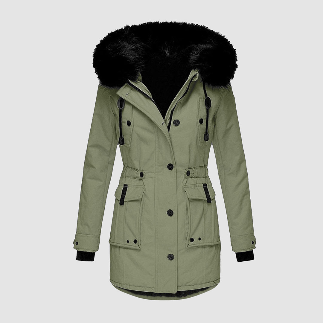 Tess Women's Winter Coat | Padded, Waterproof With Lined Hood 8