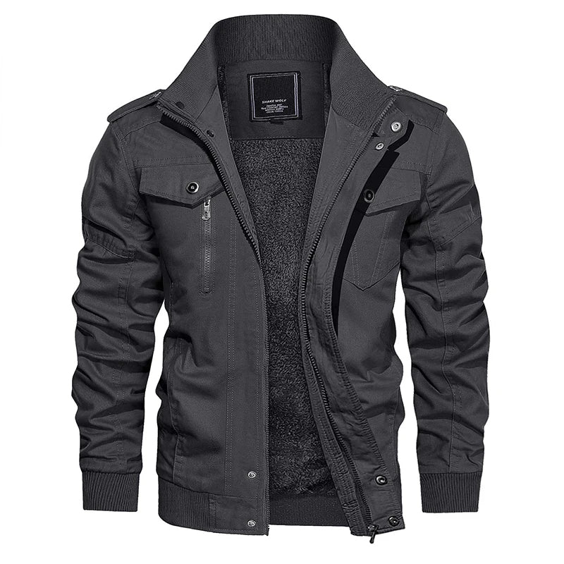 Tough Military Jacket for Men | Durable Winter Style 11