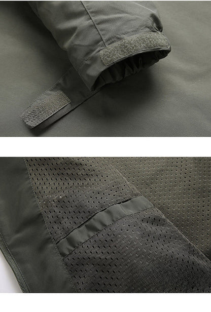 Trek Men's Summer Jacket | Weatherproof Softshell, Multiple Pockets 1