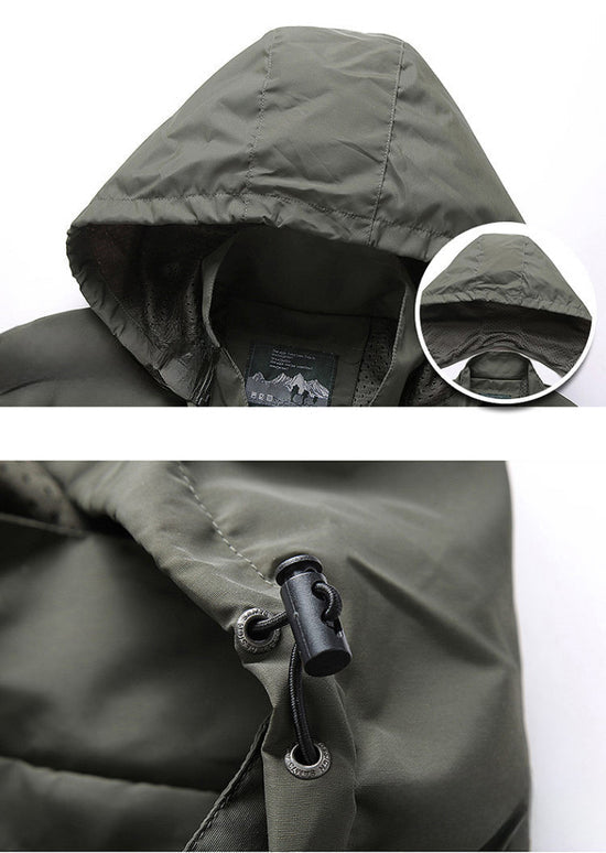 Trek Men's Summer Jacket | Weatherproof Softshell, Multiple Pockets 2
