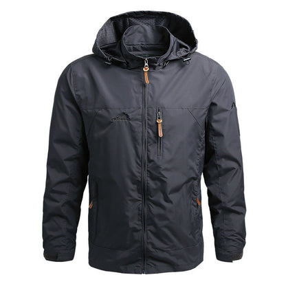 Trek Men's Summer Jacket | Weatherproof Softshell, Multiple Pockets 7