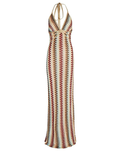 V-Neck Halter Dress – Sexy and Elegant for Sultry Summer Evenings 0