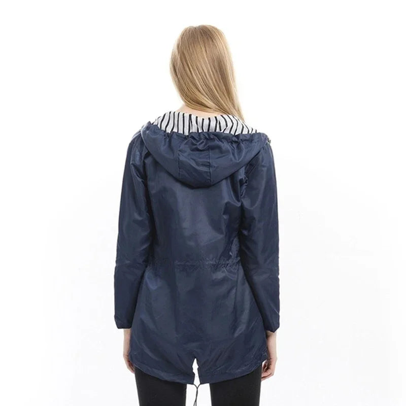 Vera Women's Jacket | Lightweight Weatherproof with Adjustable Hood 7