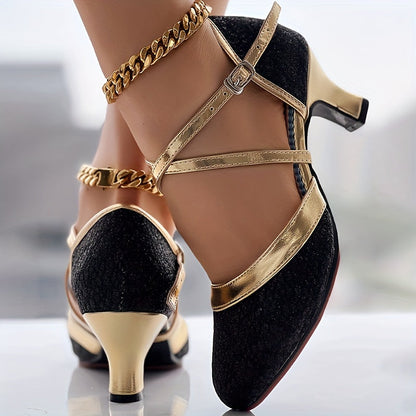 Vienna | Elegant Heels with Buckle Straps and Shiny Finish 2