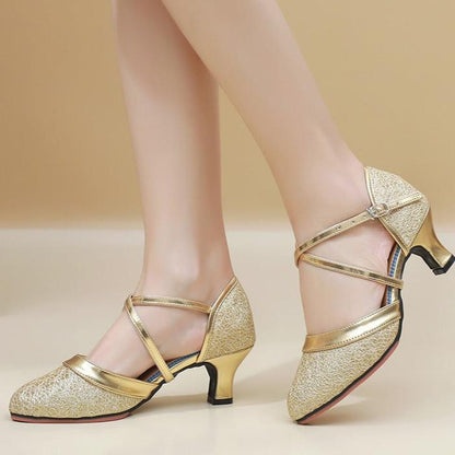 Vienna | Elegant Heels with Buckle Straps and Shiny Finish 9