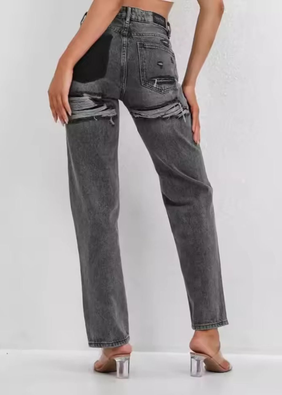 Vintage Ripped Jeans | Casual Comfort | High-Quality Denim 3
