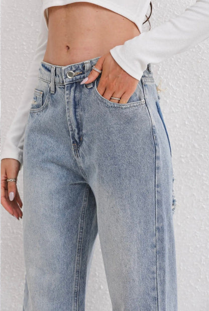 Vintage Ripped Jeans | Casual Comfort | High-Quality Denim 6