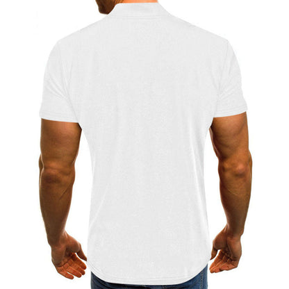 Wade Men's Short-Sleeved Shirt | Lightweight Fabric, Modern Zipper 5