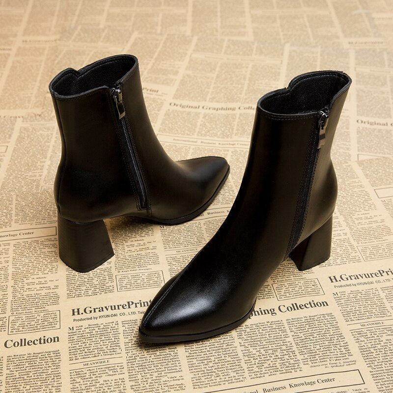 Wendy Black Women's Boots | Slim Silhouette, Timeless Elegance 0