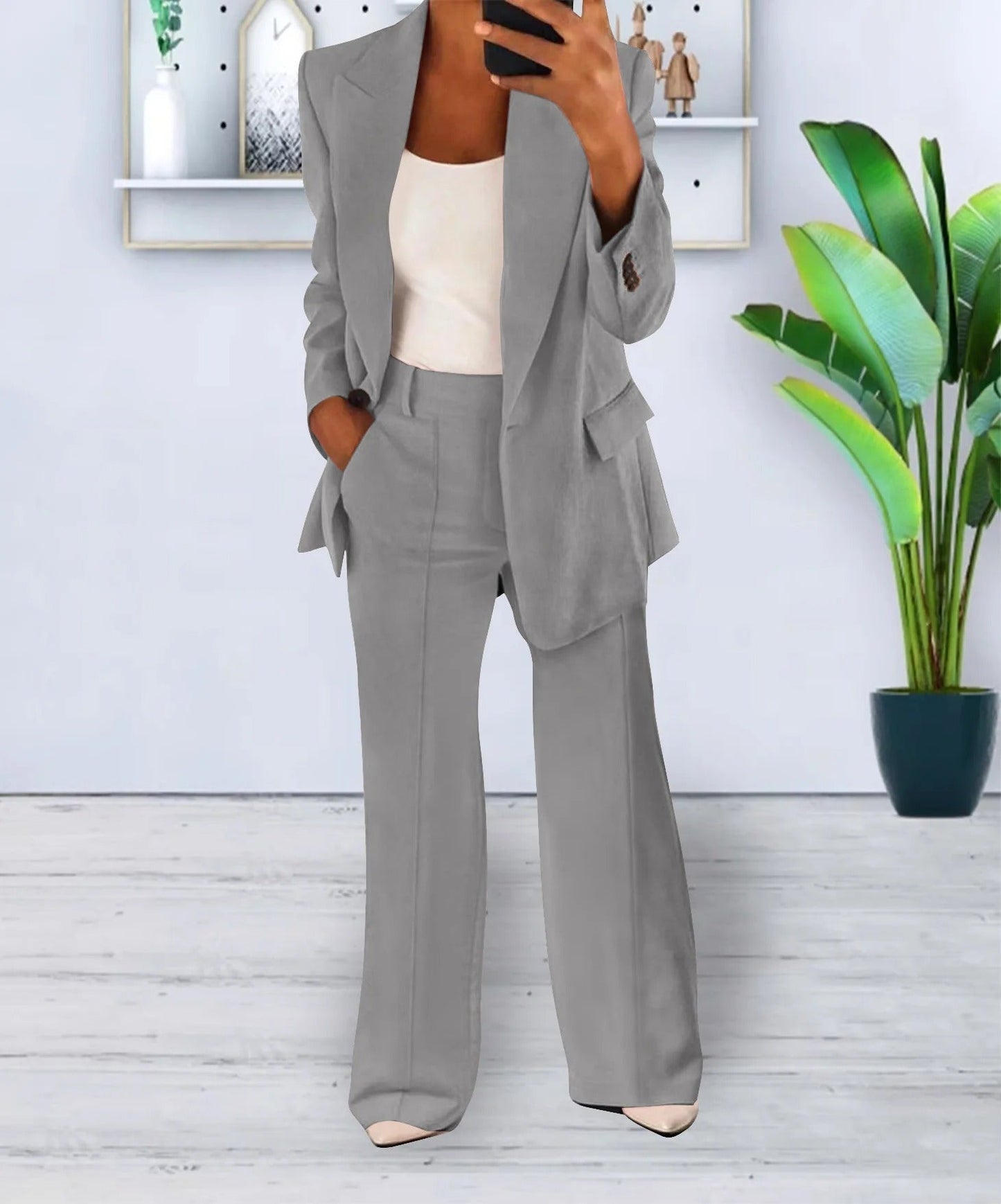 Wendy Ladies' Suit | Timeless Design with Slim Waistcoat and Office Trousers 13