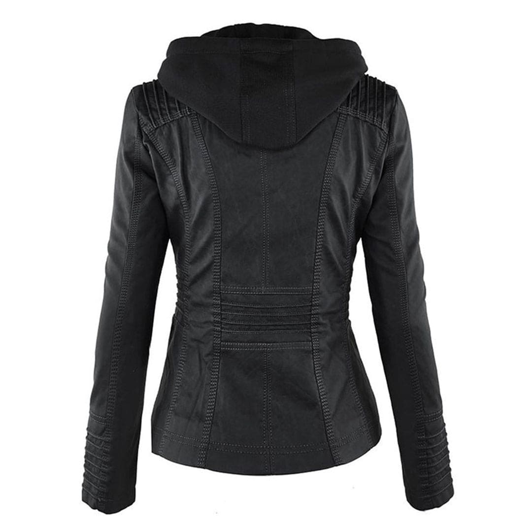 Wendy Women's Jacket | Black Women's Hooded Jacket, Casual 5