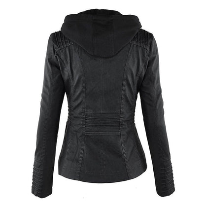 Wendy Women's Jacket | Black Women's Hooded Jacket, Casual 5