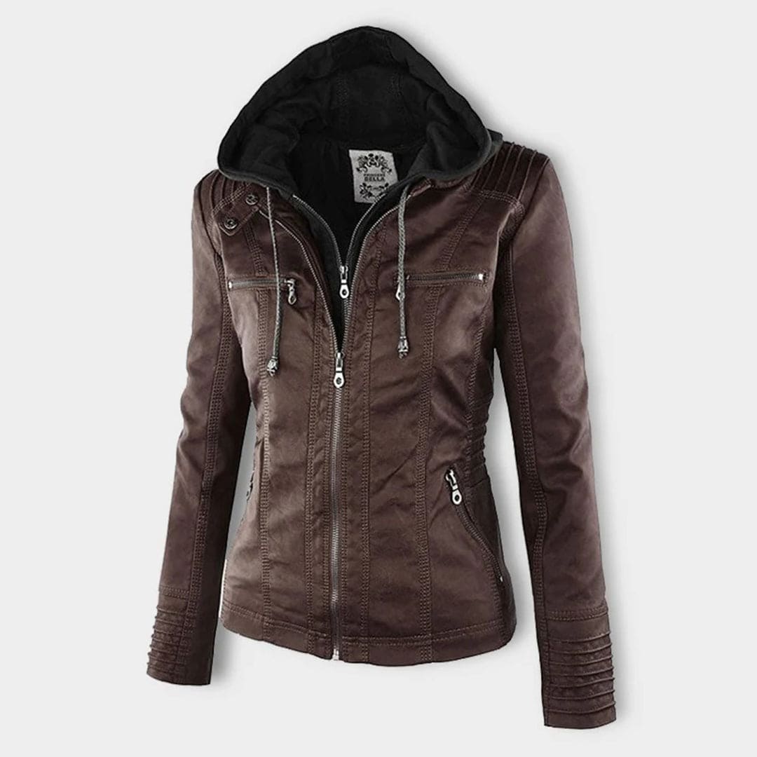 Wendy Women's Jacket | Black Women's Hooded Jacket, Casual 6