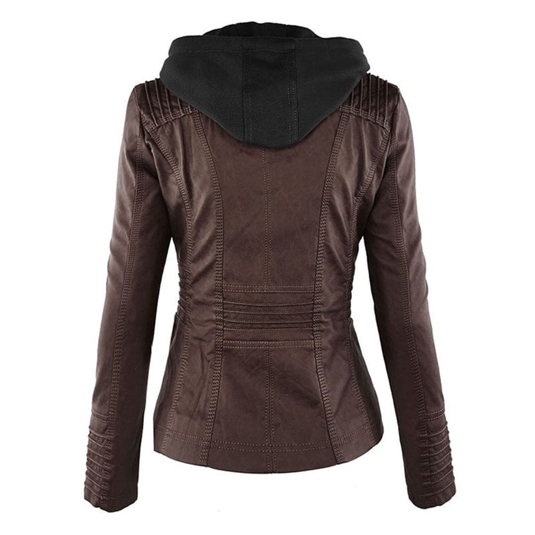 Wendy Women's Jacket | Black Women's Hooded Jacket, Casual 7