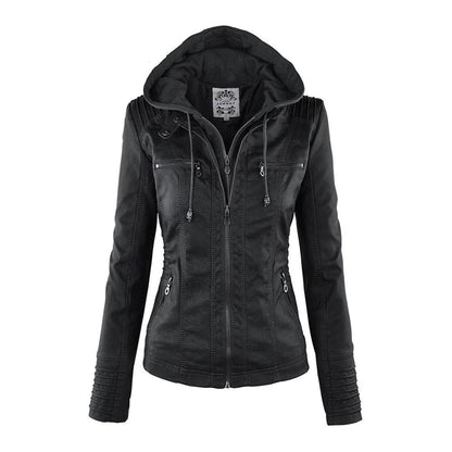 Wendy Women's Jacket | Black Women's Hooded Jacket, Casual 8
