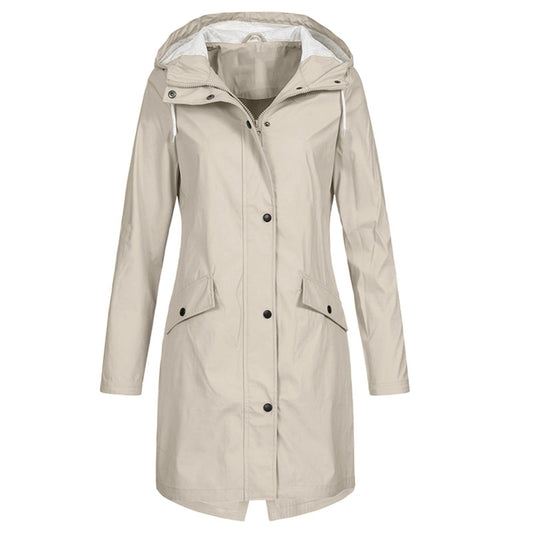 Wendy Women's Long Rain Jacket | Waterproof, Windproof 1