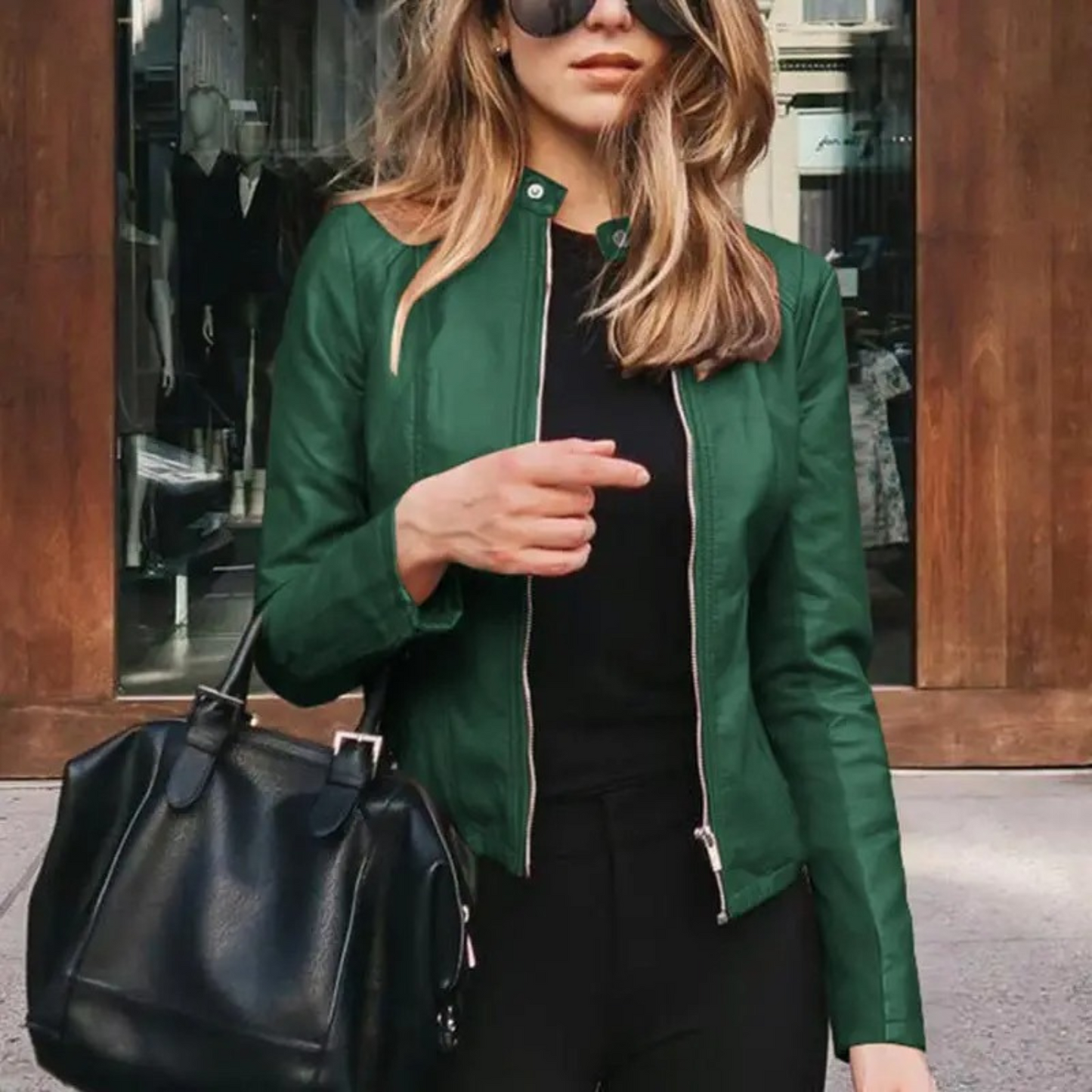 Wendy Women's Motorcycle Jacket | Faux Leather, Edgy Style 1