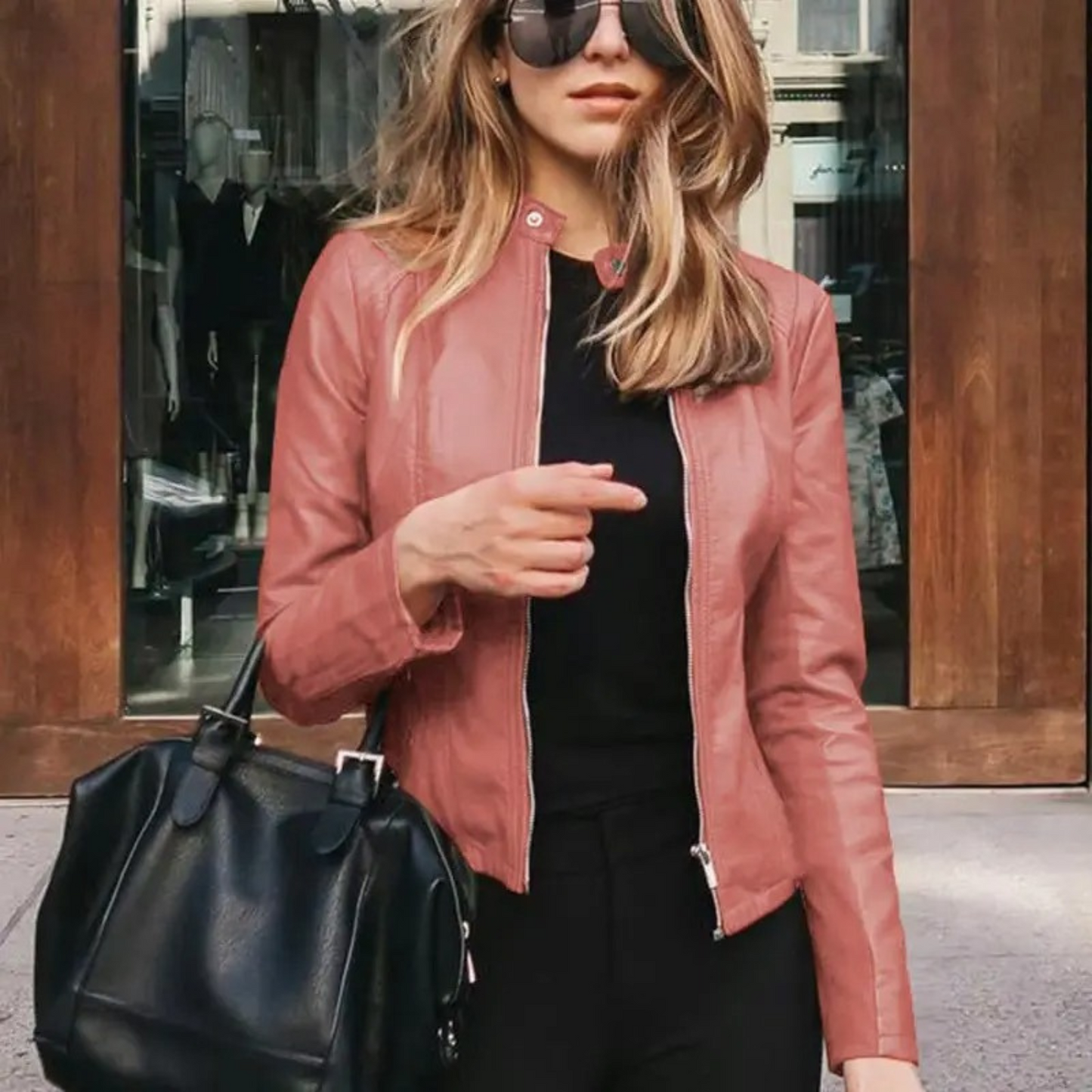 Wendy Women's Motorcycle Jacket | Faux Leather, Edgy Style 3