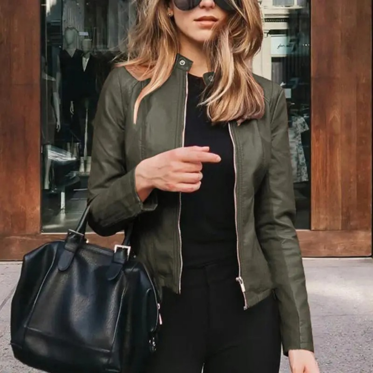 Wendy Women's Motorcycle Jacket | Faux Leather, Edgy Style 6