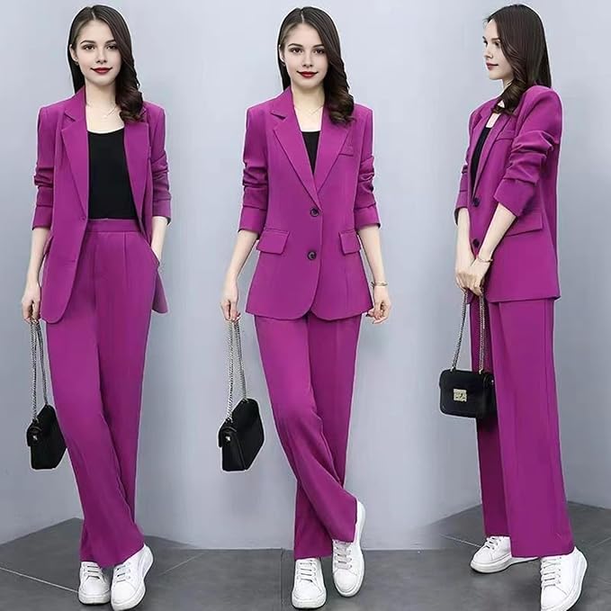 Wendy Women's Pantsuit | Tailored Blazer, Elegant for Festive Occasions 4