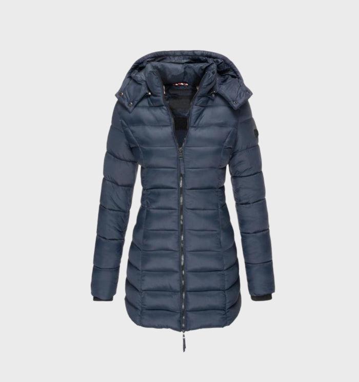 Wendy Women's Winter Coat | Soft Lining with Hood, Long Fit 1