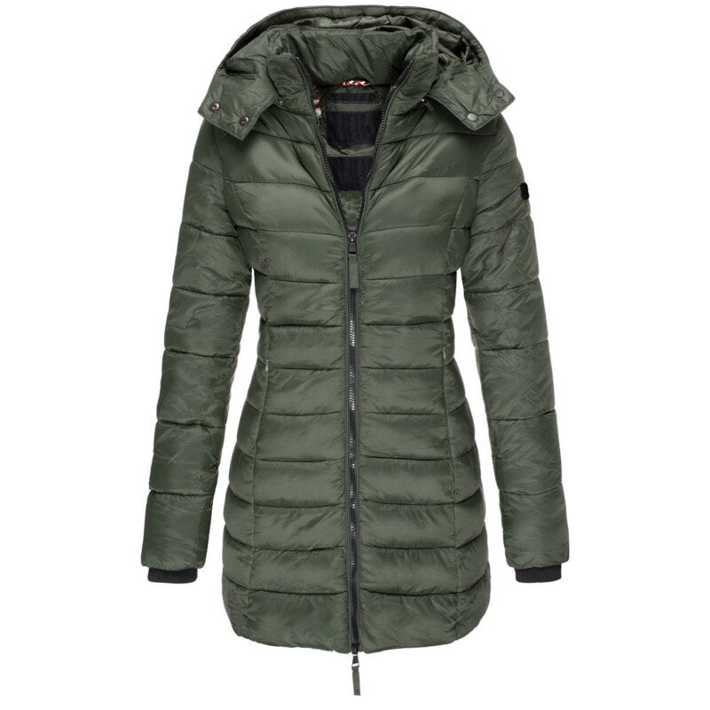 Wendy Women's Winter Jacket | Padded Polyester with Hood 3
