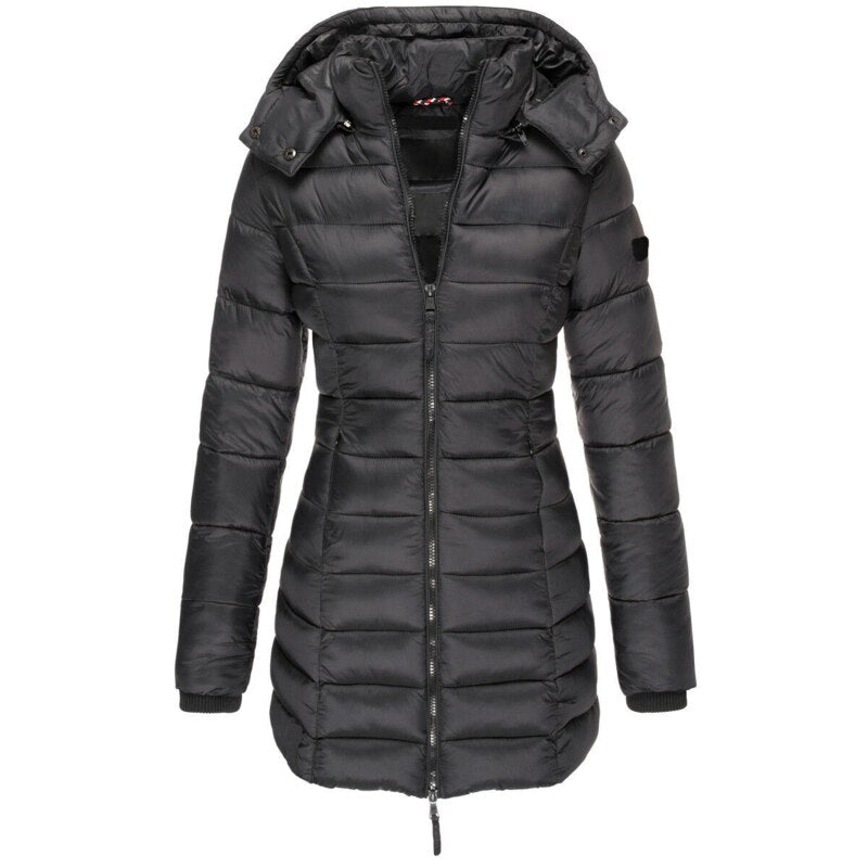 Wendy Women's Winter Jacket | Padded Polyester with Hood 4