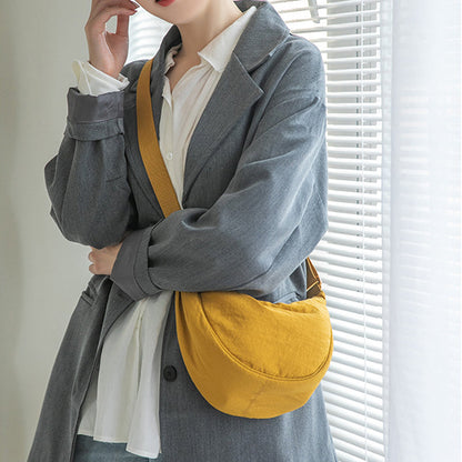 Wille Women's Handbag | Durable Polyester, Casual Half Moon Design 0