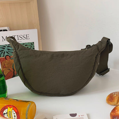 Wille Women's Handbag | Durable Polyester, Casual Half Moon Design 7