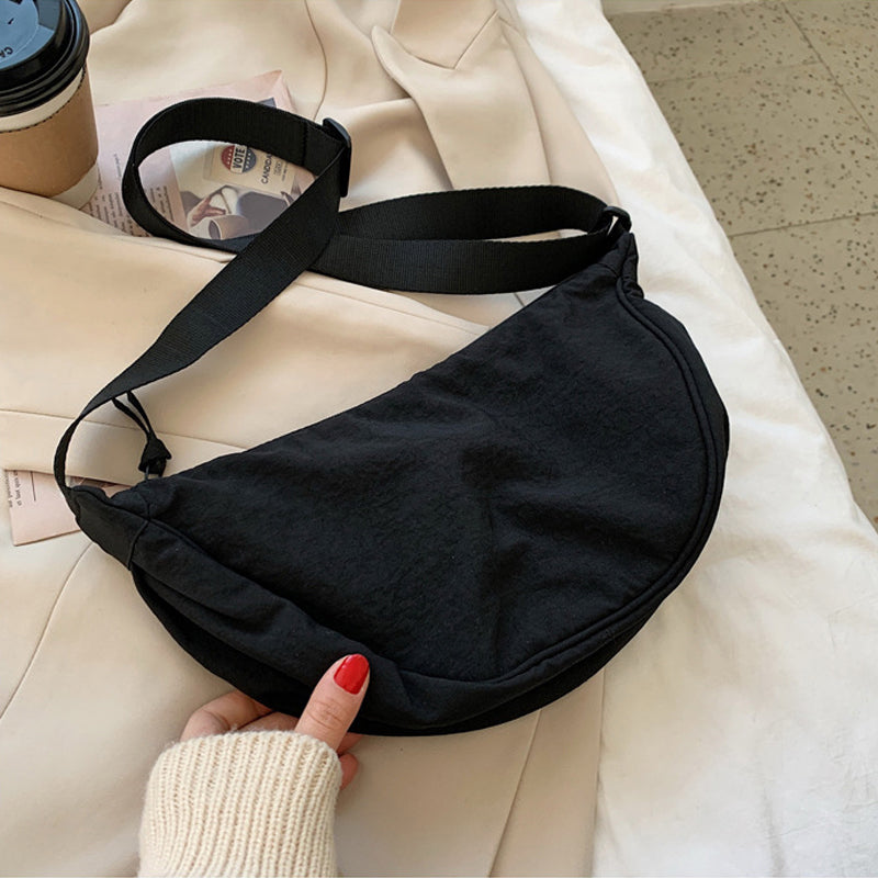 Wille Women's Handbag | Durable Polyester, Casual Half Moon Design 8